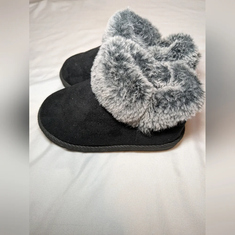 First Steps‎ Toddler Girl Black And Gray Boots Size 9